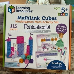 MathLink Cubes Kindergarten Math Activity Set: Fantasticals! Brand New!